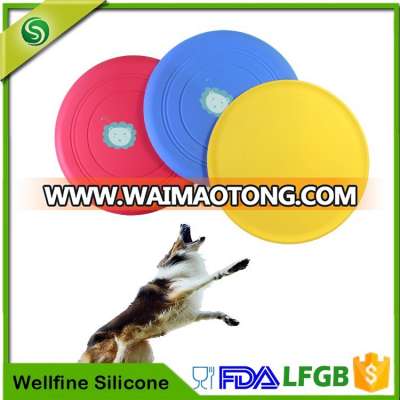 Wholesale Foldable Silicone Dog Frisbee Custom Pet Flying Disc Frisbee