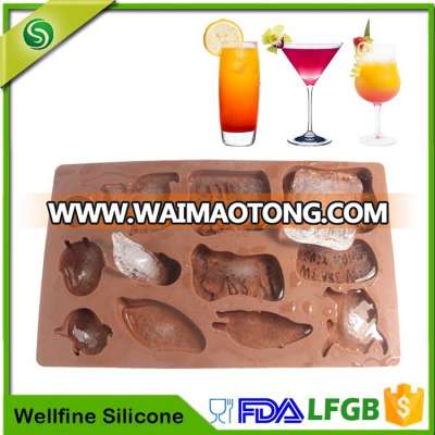 Custom Personalized Silicone Ice Cube Tray Wholesale Factory