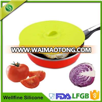 4 Pcs Silicone Pot Lid Cooking Kitchen Silicone Lid Pot Cover Set