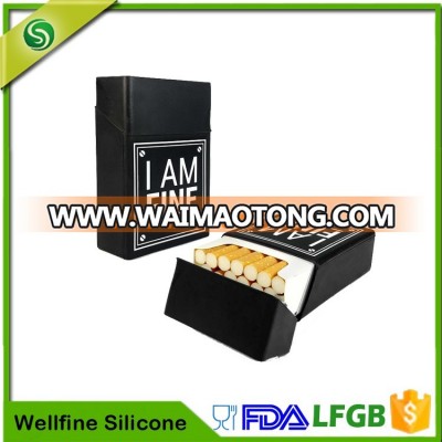 Custom Logo Printing Waterproof Rubber Silicone Cigarette Case