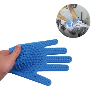 Updated Version  Pet Grooming Glove With  Air Hole  Guante para mascota Dog Grooming Pet Brush Hair Remover Silicone