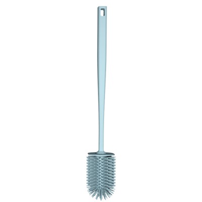 Wellfine Household Revolutionary  Silicone Toilet Brush  Durable Bathroom  Silicone  Brush With  No-Slip Long Handle