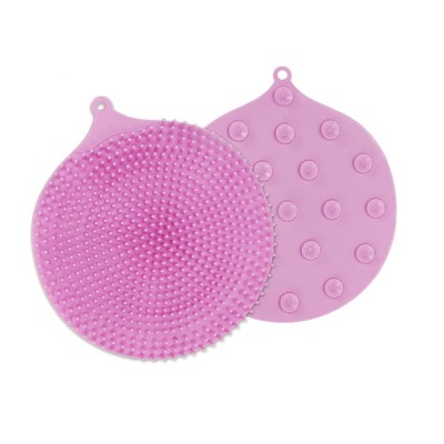 Custom Silicone Shower Foot Body Bath Scrubber Massager Cleaner for Shower Floor with Suction Cup